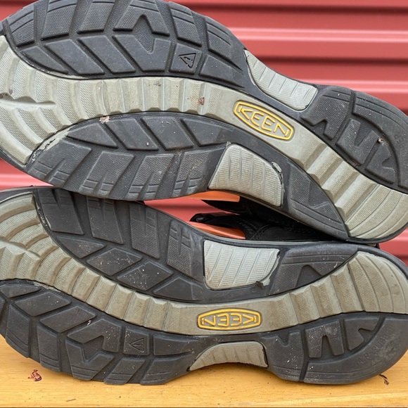 KEEN  Rialto Sport Sandals, Men’s Black 3 Point Strap #1016642 Sandals Size 8.5